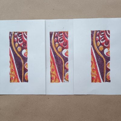 1st Feb Gelliplate Printing - Image 8