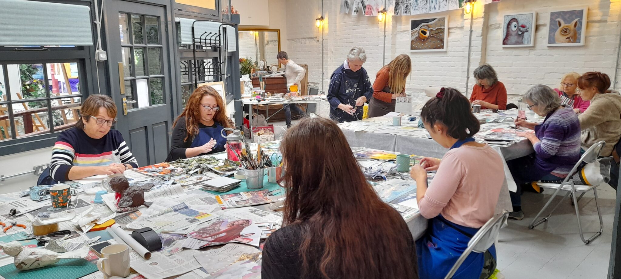 scribble group art classes in redruth