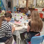 unschool art clay faces session 2